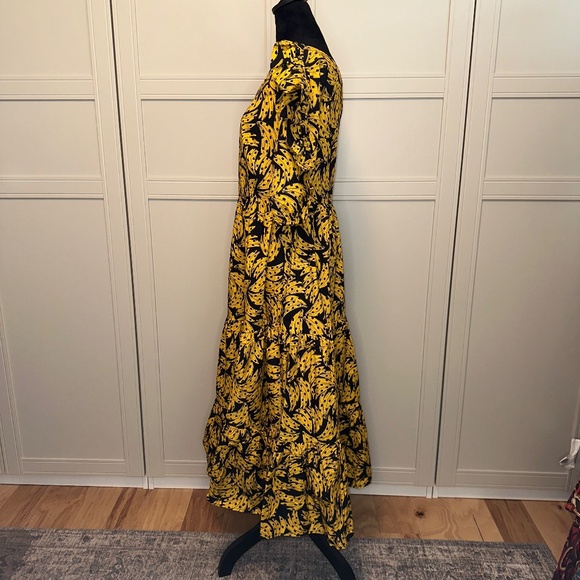 Farm Rio Banana One-Shoulder Midi Dress - Picture 9 of 16